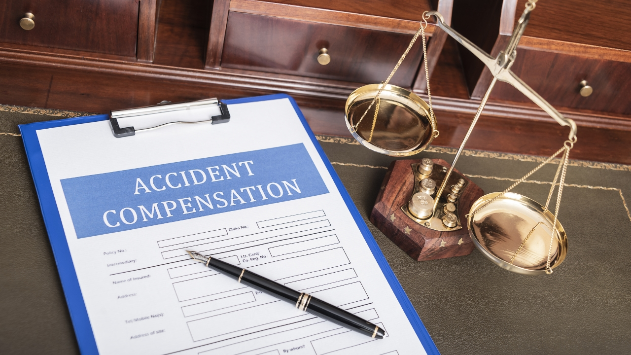 Can Accident Reimbursement Be Claimed? Legal documents and scales symbolizing the process of claiming compensation.
