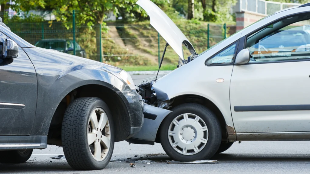 Two cars collided, leading to the question: do insurance companies go after uninsured drivers for accident costs?