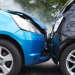 Two cars in a rear-end collision on a road if someone rear ends you whose insurance do you call after the accident?