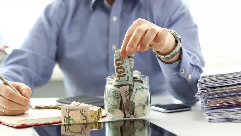 Office worker puts cash in jar what happens if you don't use insurance money for repairs