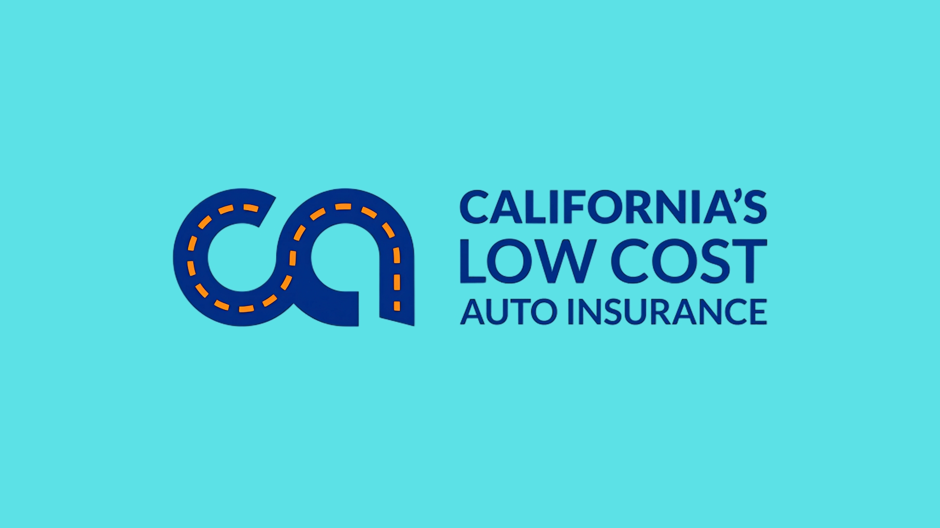 Logo for the California Low Cost Auto Insurance Program with stylized "ca" and blue background