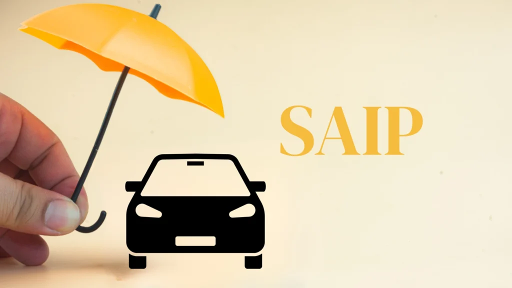 A yellow vehicle symbolizing the protection offered by the SAIP program